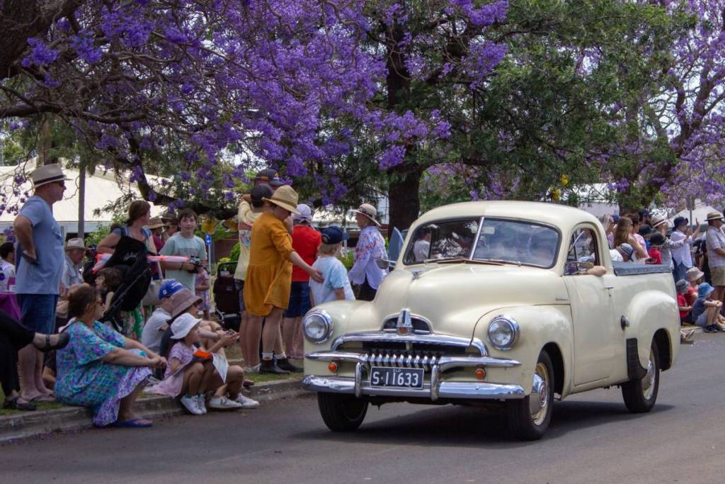 jacaranda Day Goombungee parade