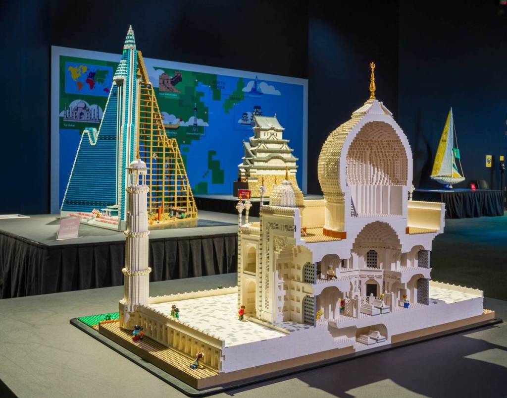 Brickman’s Wonders of the World lego taj mahal
