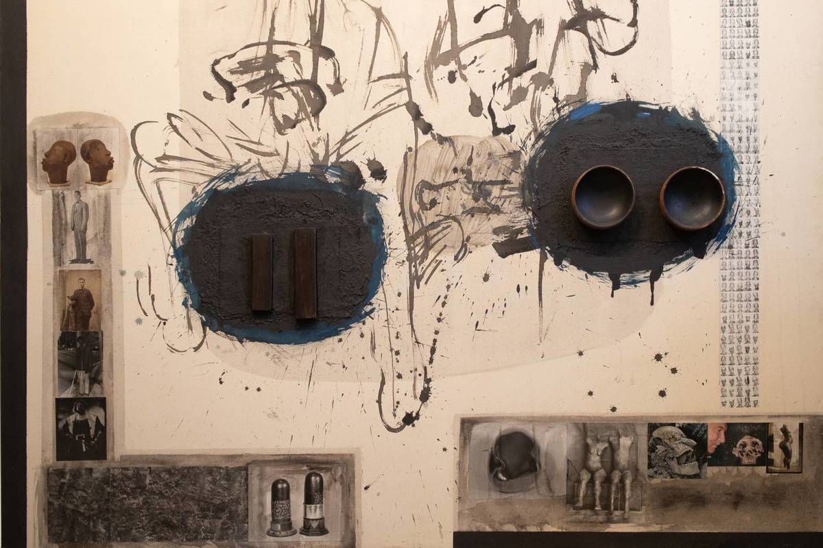 Donald Locke, 'A Conspiracy of Icons (Icons from the New World)' (1992–93). Image courtesy the Donald Locke Estate and Alison Jacques Gallery