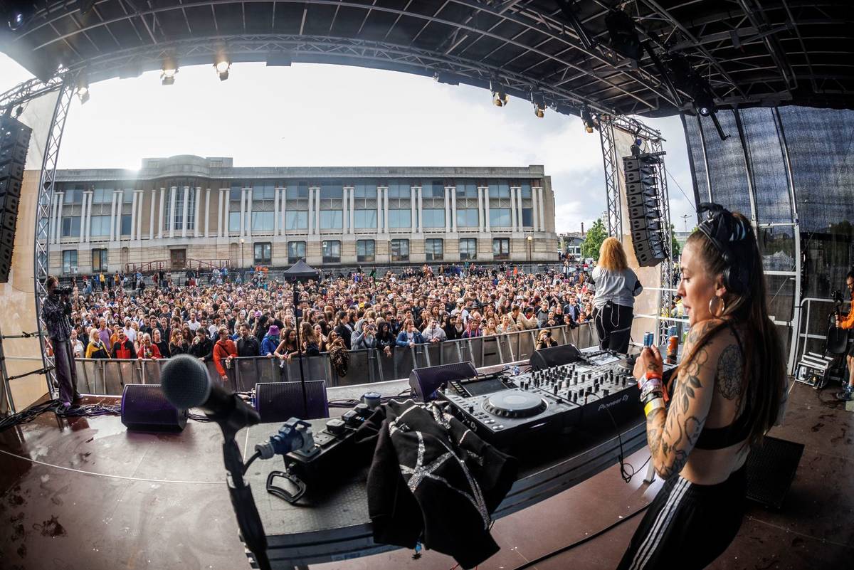 The main stage at Bristol Harbour Festival