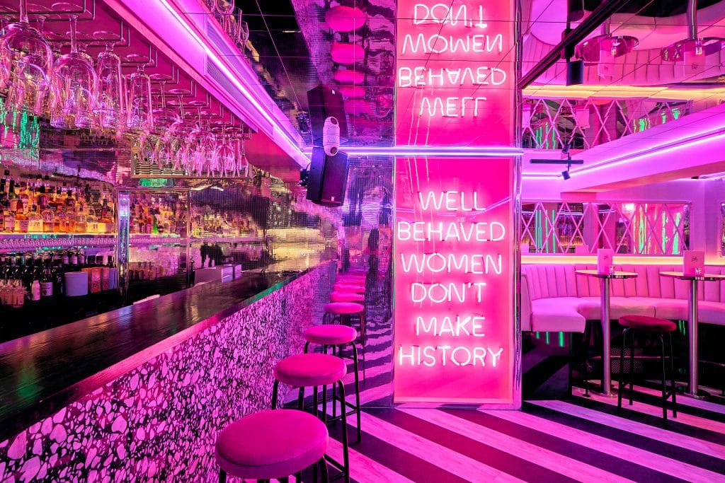 The bar at Tonight Joesphine