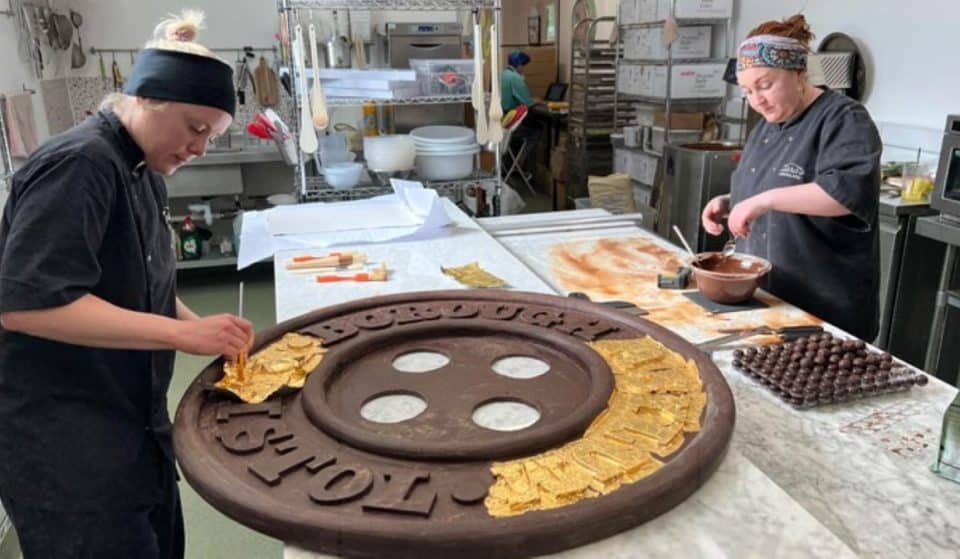 A Giant Chocolate Button Has Been Created To Mark Bristol’s 650-Year Celebrations