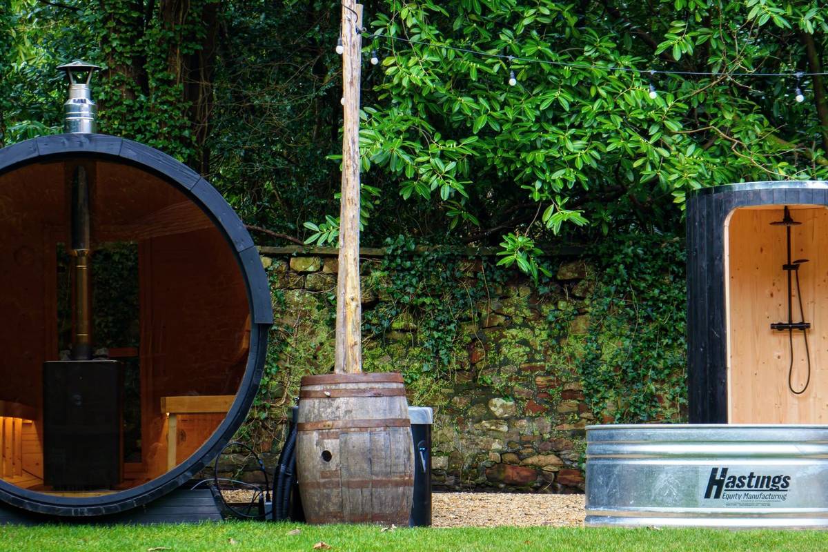 A SiVo Wellness sauna and ice bath