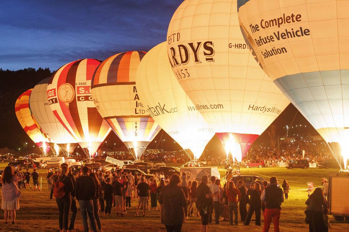 UP Balloon - Credit_ Bristol International Balloon Fiesta night glow