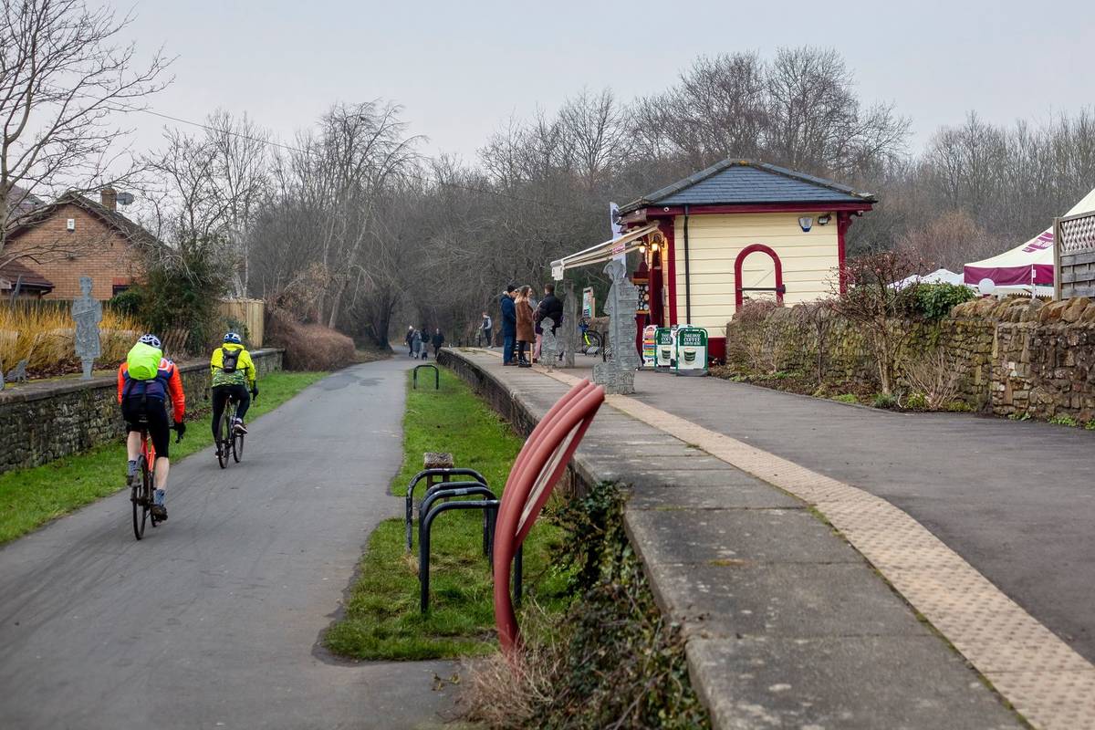 Old Warmley Railway Station. Currently Warmley Waiting Room Shop