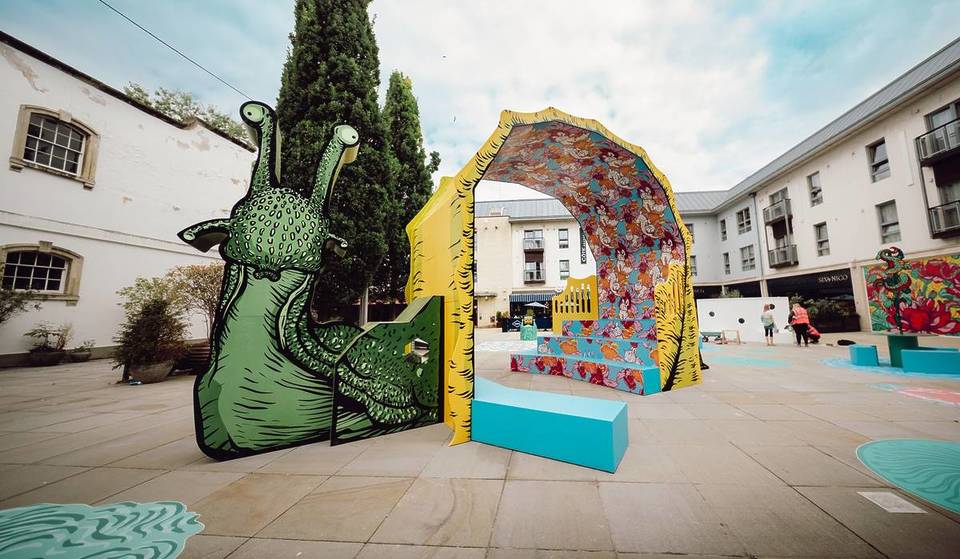 A Surreal, Immersive Pond-Inspired Installation Has Made A Splash In Bristol – With Giant Sculptures, Live Mural Painting & Interactive Artworks