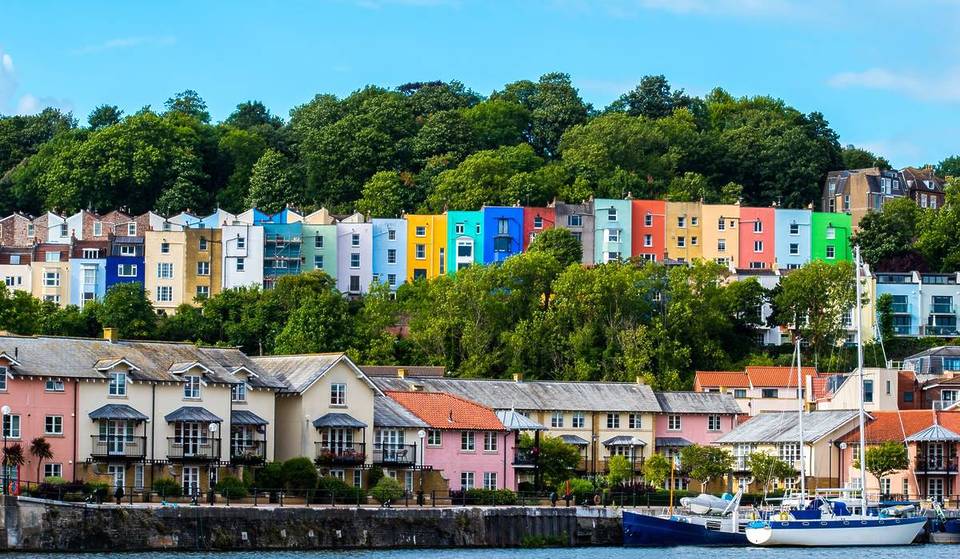 Bristol Has Been Crowned The UK’s Most Colourful City – With Lime Greens, Hot Pinks And Royal Blues Brightening Up The Skyline