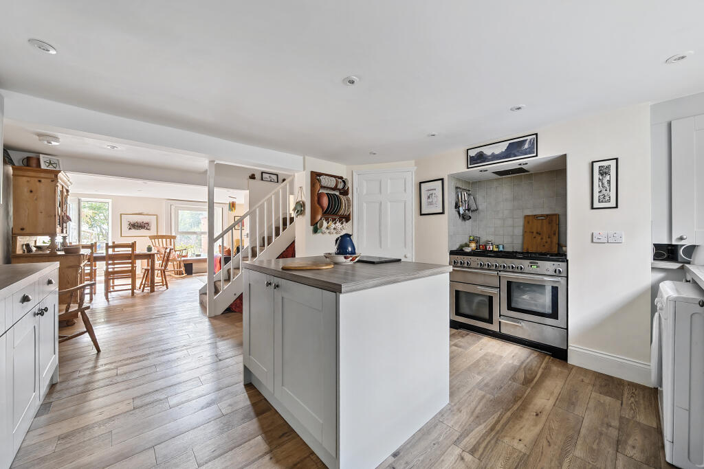 The kitchen of this house on Ambrose Road