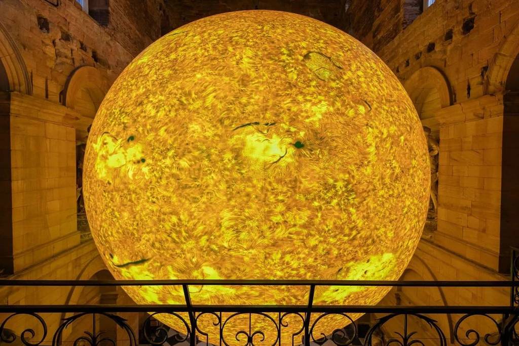 Helios art sculpture displayed at Seaton Delaval Hall, Northumberland | ©