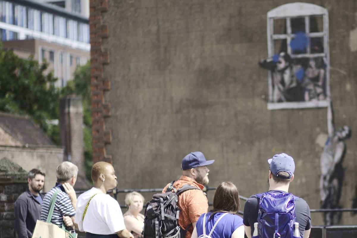 Banksy Well Hung Lover