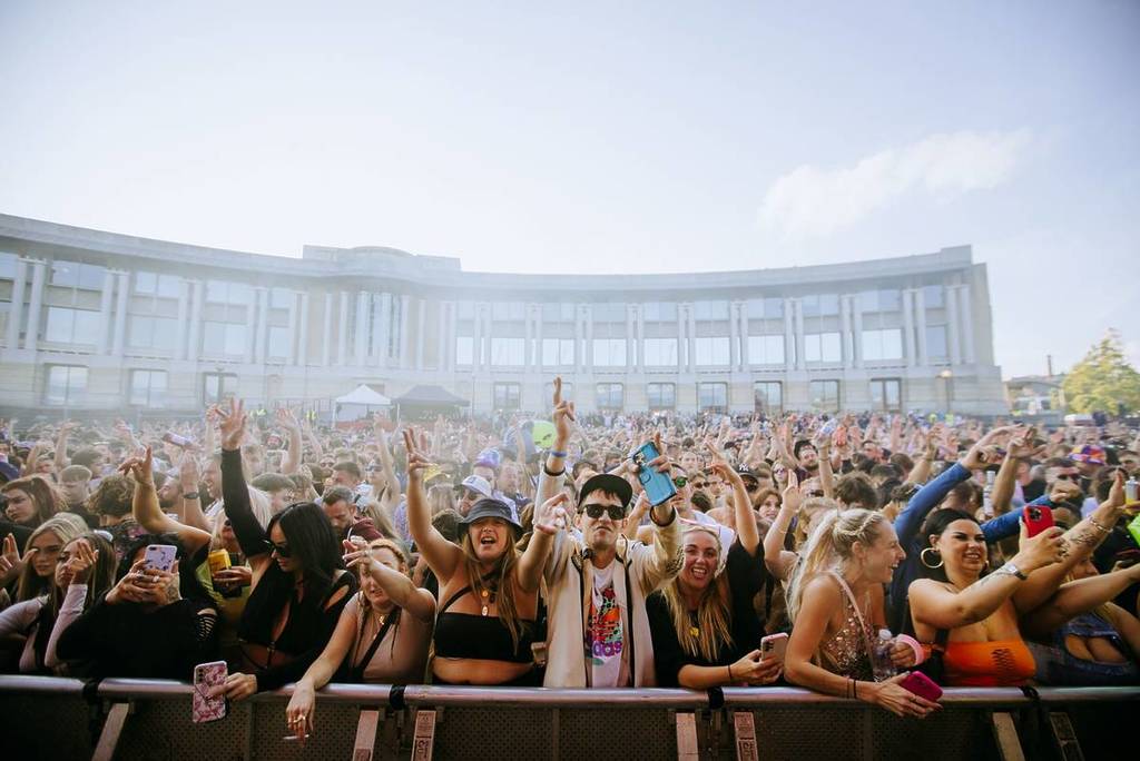 The crowd at Hospitality