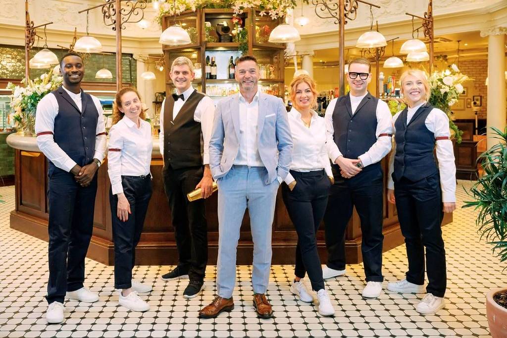 The 'First Dates' team in the Botanist
