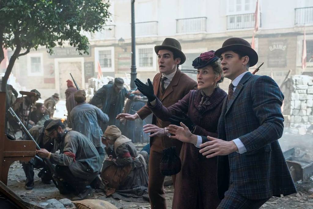 A scene from 'Young Sherlock'