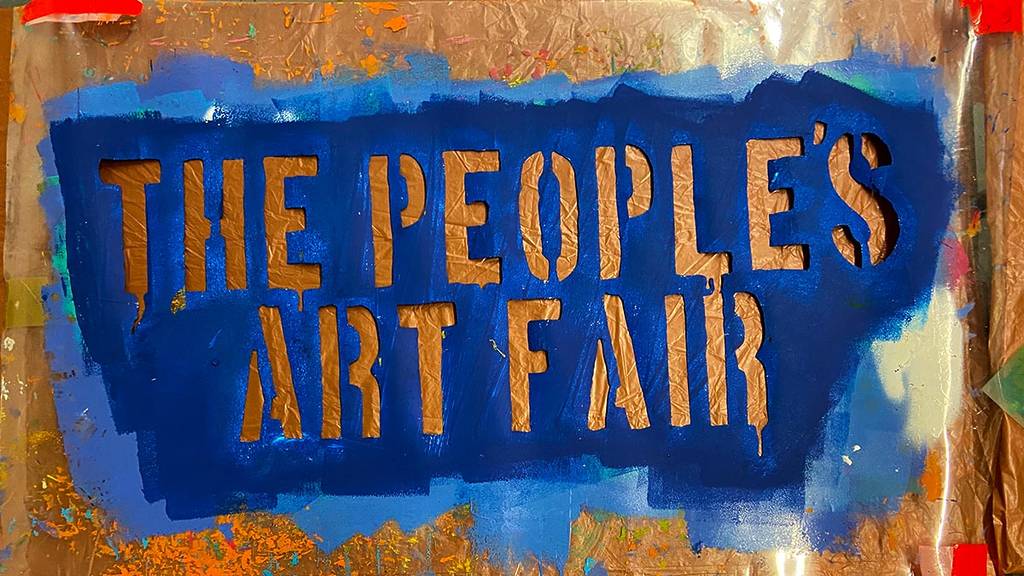 The People's Art Fair stencil