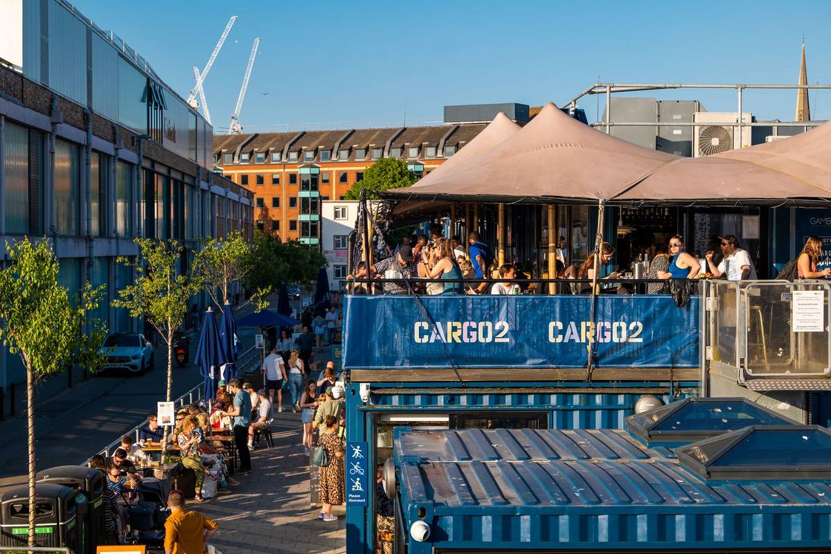 Wapping Wharf's Cargo containers