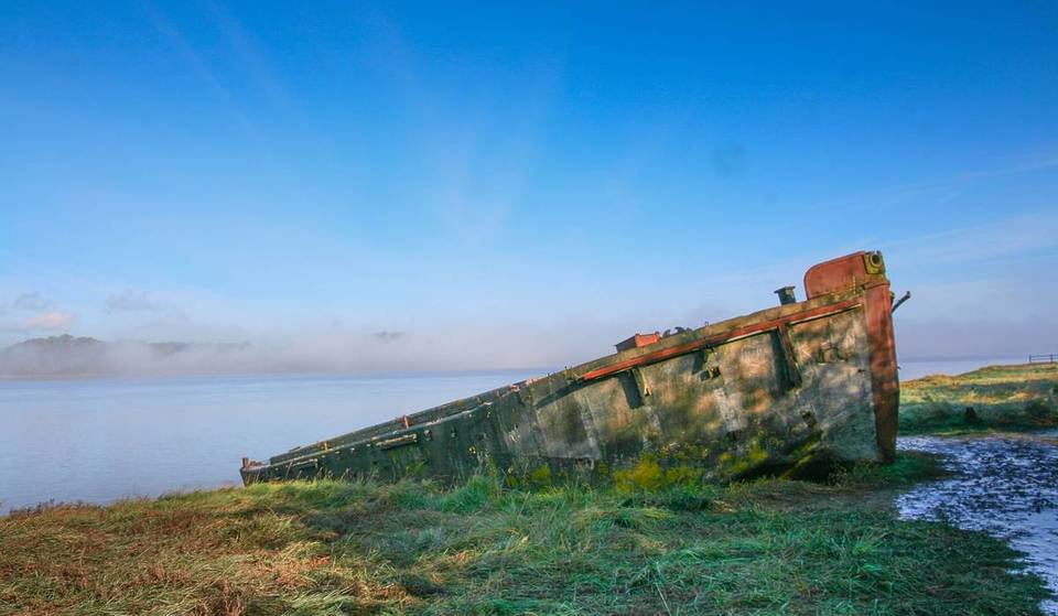 The largest ship graveyard in Britain is just 45 minutes from Bristol – and it has over 80 decaying abandoned boats
