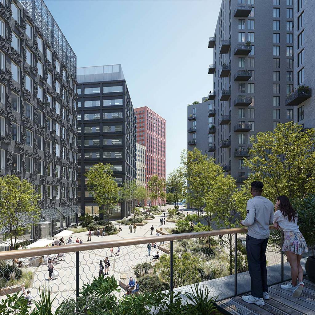 Bristol Temple Island view from a terrace