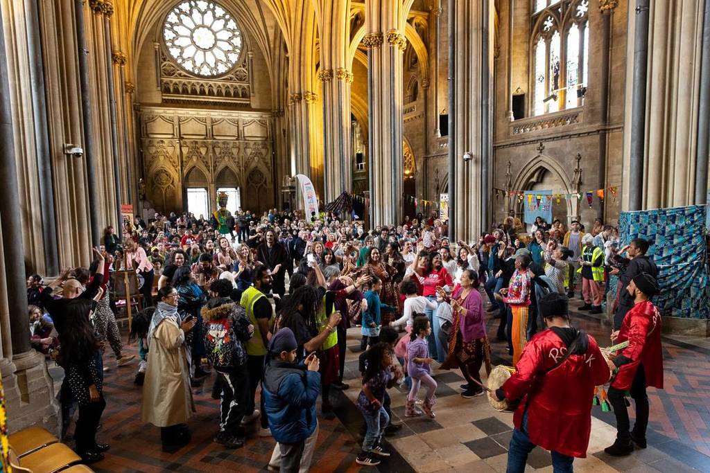 Diaspora taking place in a church