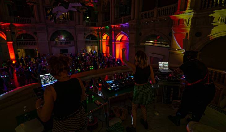 A spooky silent disco is taking over an iconic 120-year-old building in Bristol – which is also home to one of our beloved museums