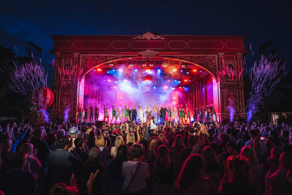 The stage at The Sound of West End Musicals