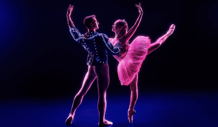 Calgary’s new Ballet of Lights uses glowing fibre-optic costumes to bring “a distinctly modern visual twist” to the stage