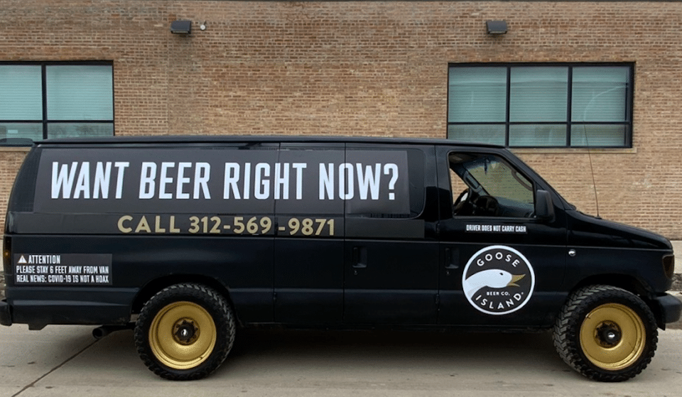 A Van Playing Ice Cream Truck Music Is Delivering Beer Across Chicago