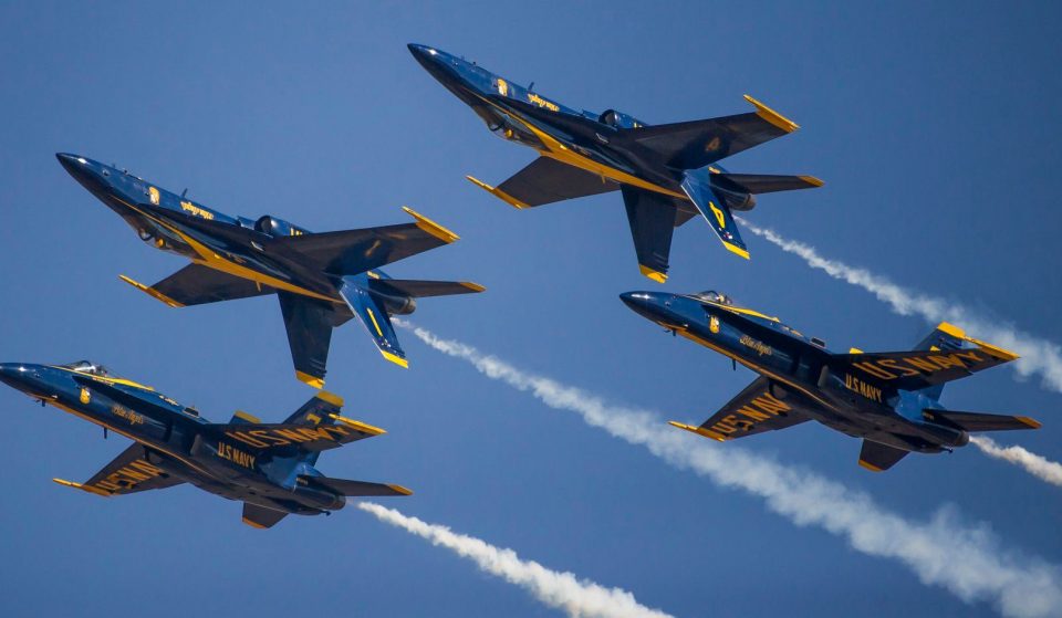 The U.S. Navy Blue Angels Will Fly Over Chicago Tomorrow