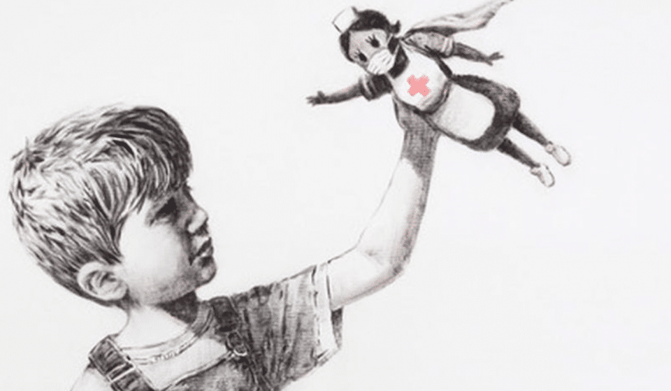 Banksy Painted A Touching Tribute To Healthcare Workers