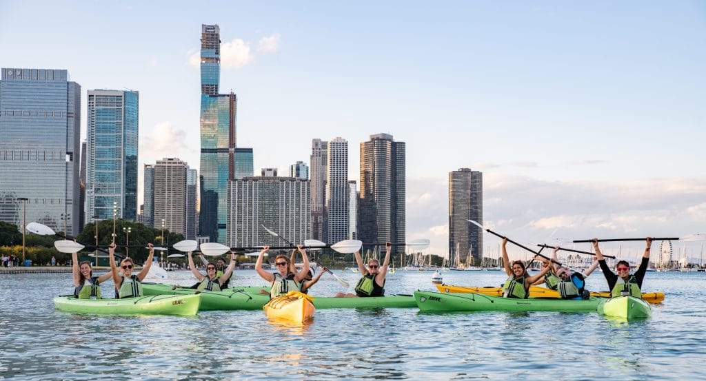 Chicago's Riverwalk Kayaking Experiences Return This Month