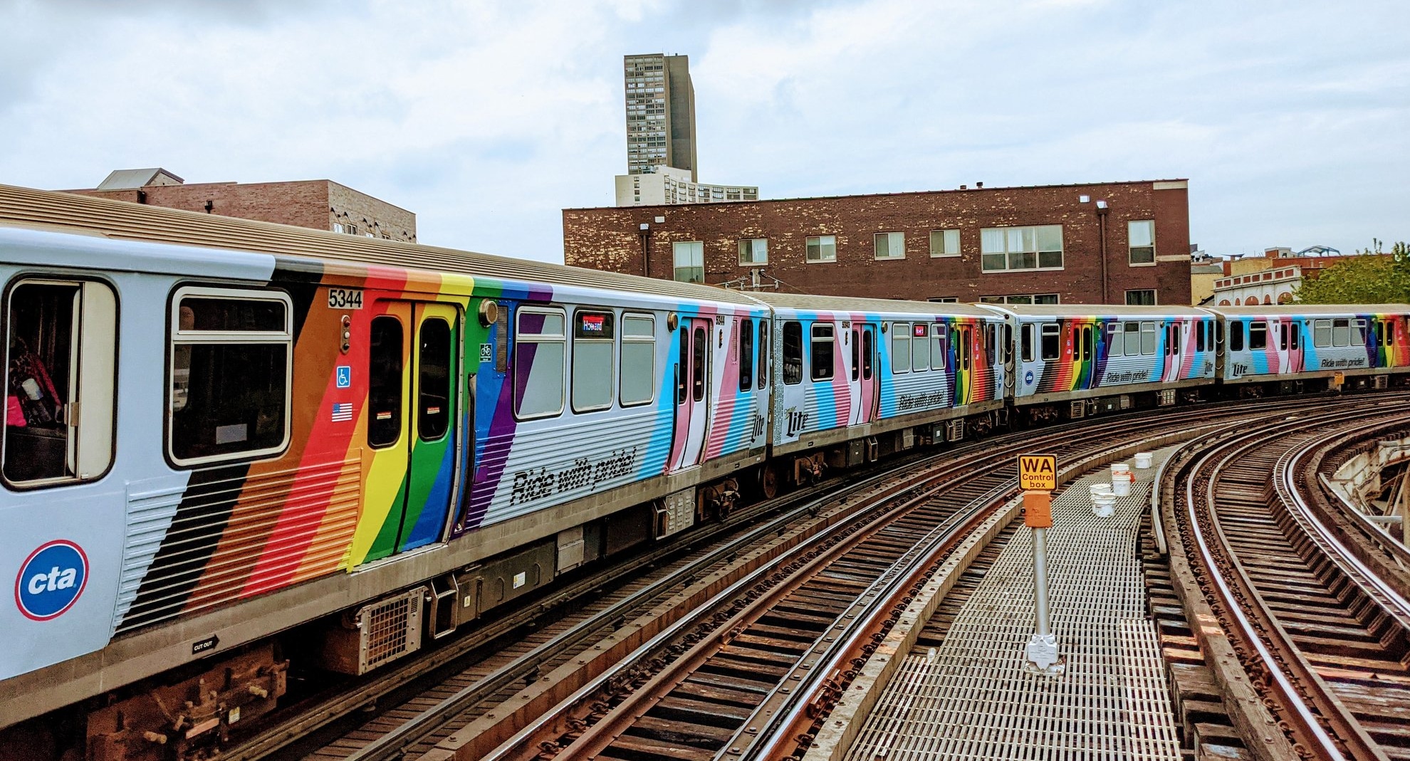 The CTA’s RainbowWrapped Pride Train Has Returned And Will Run Through October Secret Chicago