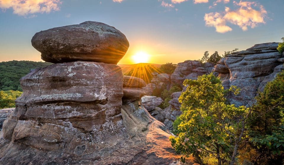 The “Crown Jewel” of Southern Illinois—This National Forest Has Dramatic Rock Formations and Panoramic Views