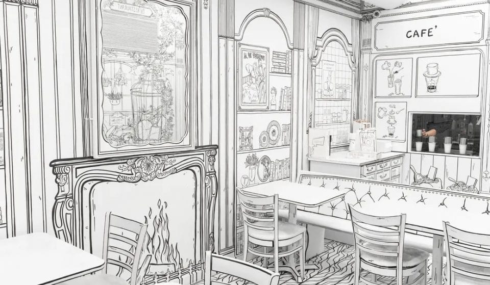 The First Hand-Drawn Two-Dimensional Illusionary Restaurant In The USA Is Opening In Chicago