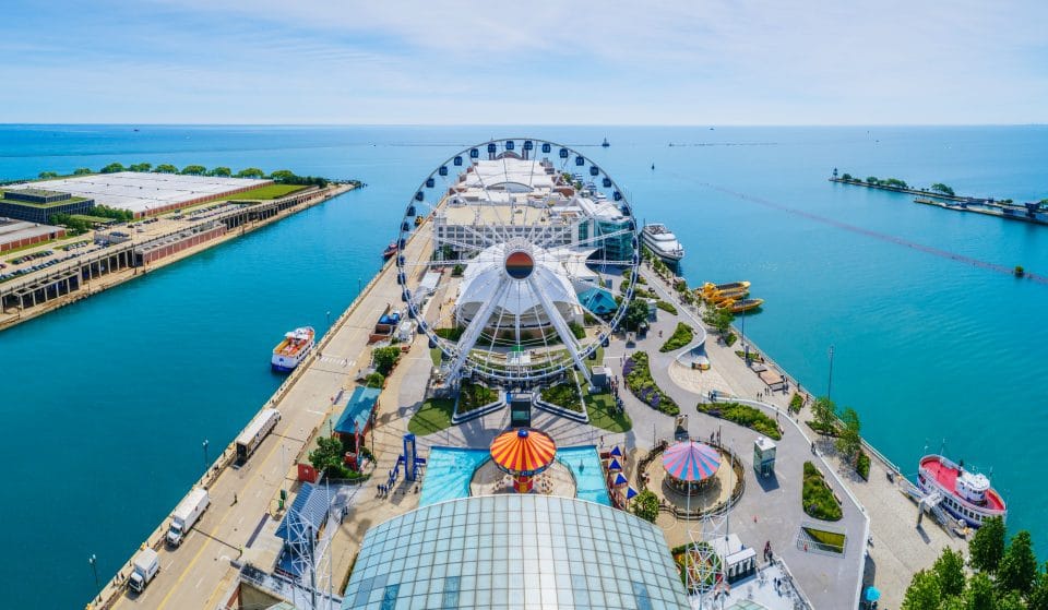 Navy Pier Is Offering Free Centennial Wheel Rides Today To Celebrate The End Of The Mask &#038; Vax Mandates