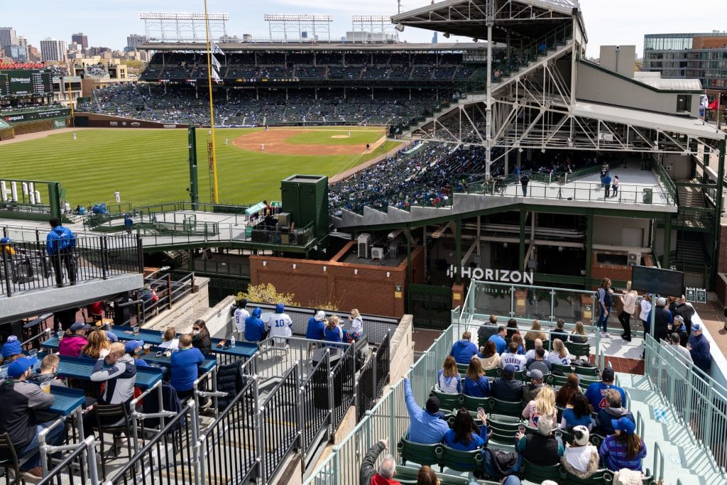 Wrigley Rooftop Screen Watch Baseball Games At Wrigley View’s Spectacular Rooftop