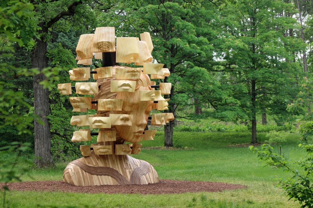 Three New Towering Tree Sculptures Have Been Unveiled At The Morton Arboretum Today