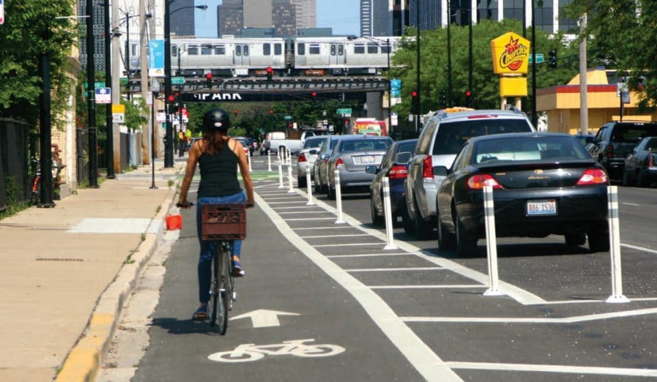 Chicago Plans To Add Concrete Barriers To All Bike Lanes