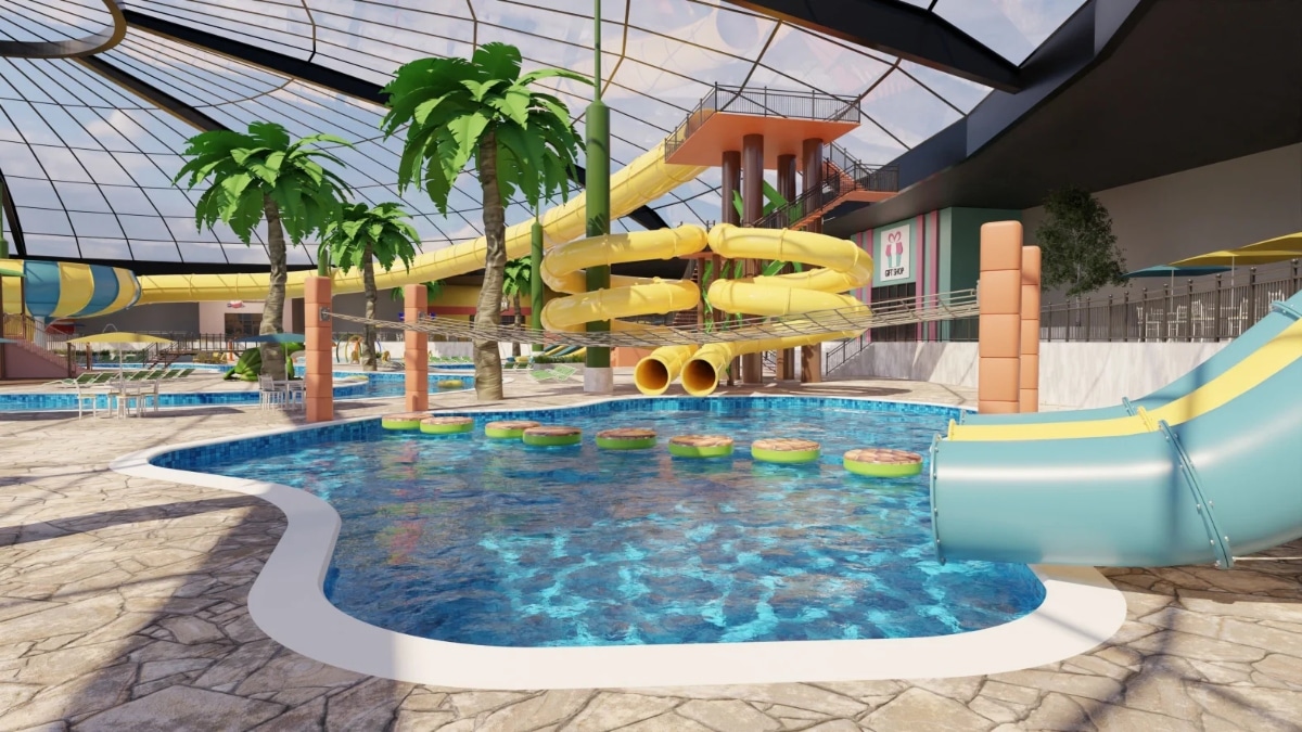 An Exciting New Indoor Water Park With A Rooftop Pool Is Coming To