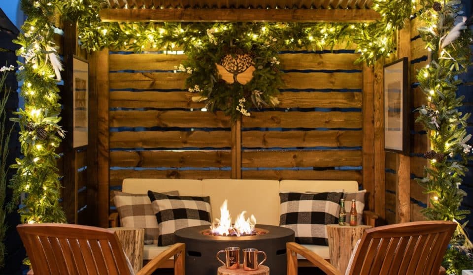 A New Rooftop Bar Creates A Cozy Winter Château Experience In Chicago