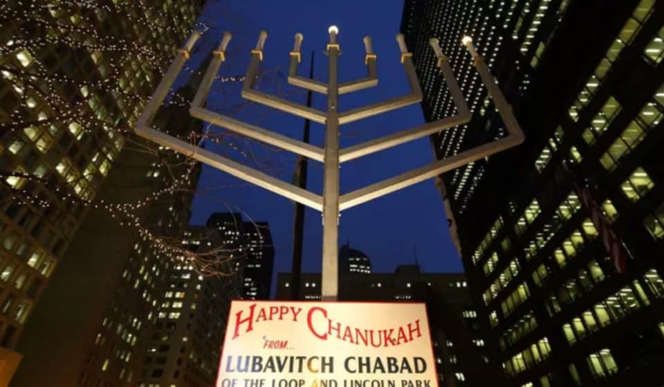 Celebrate Hanukkah With A Giant Menorah Lighting at Chicago’s Daley Plaza Tonight