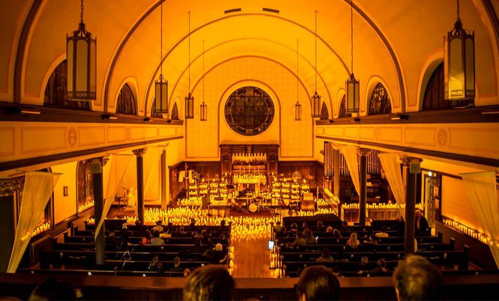 concierto a la luz de las velas en wicker lutheran
