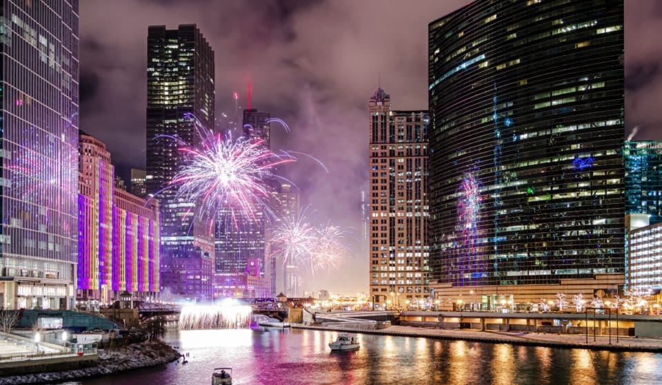 Dónde ver gratis los fuegos artificiales de Nochevieja en Chicago