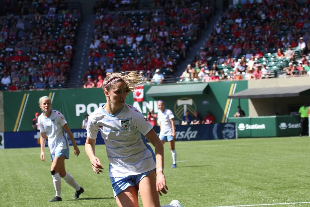 Chicago Stars FC en el Providence Park, Portland, Oregón/EE. UU., 25 de agosto de 2019.