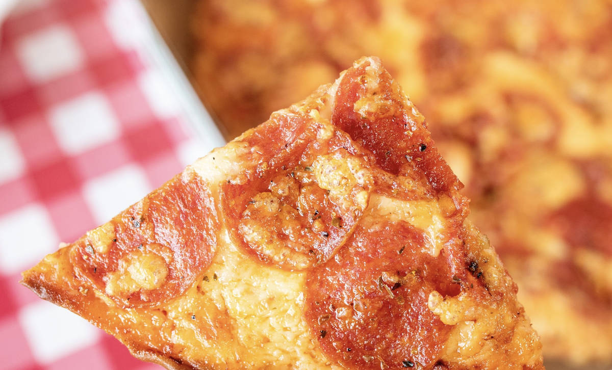 pepperoni pizza from Aurelio's Pizza