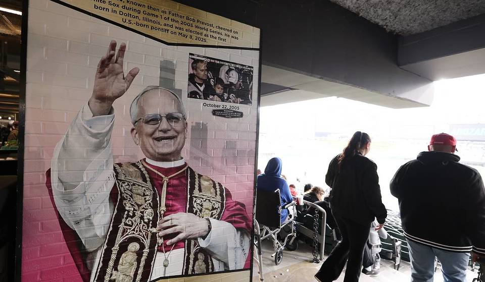 Pope Leo XIV Is a White Sox Fan—And Now He’s Got a Mural at Rate Field to Prove It