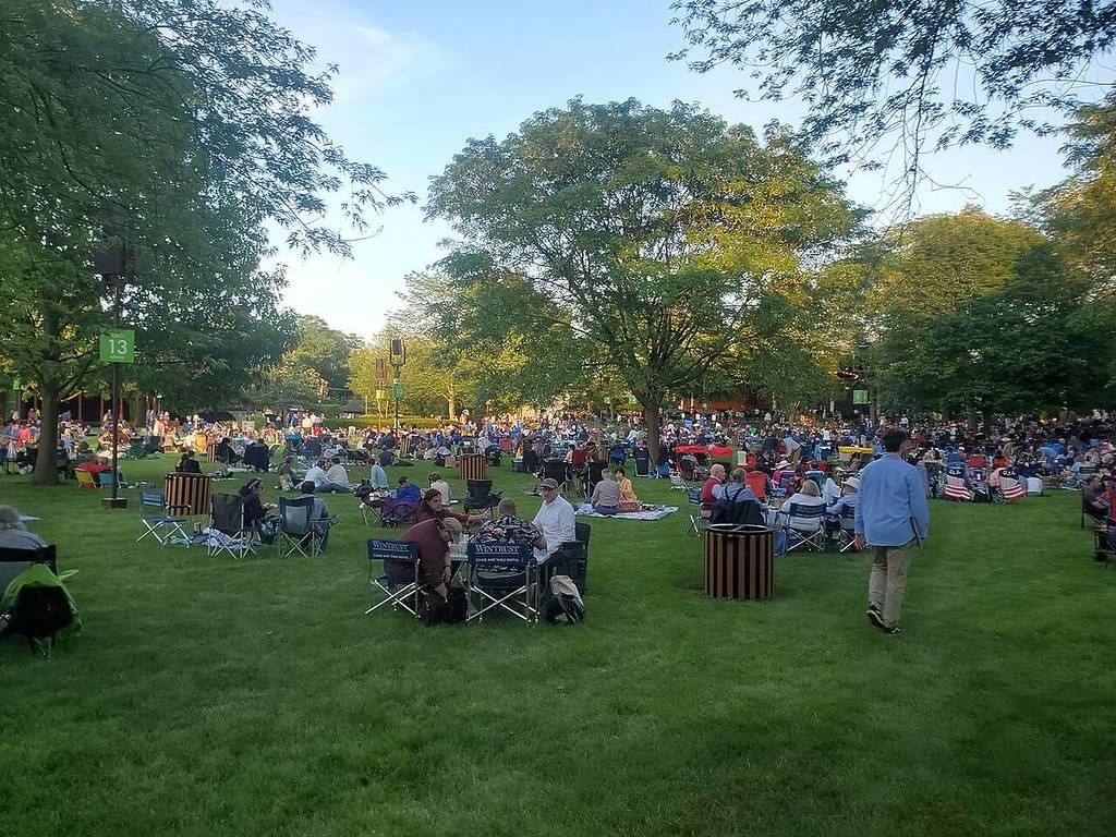 The Lawn at Ravinia Festival near Chicago.