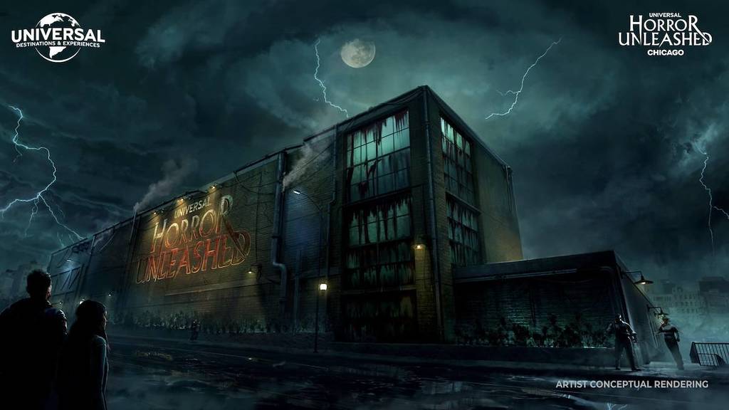 Rendering of Universal Horror Unleashed Chicago
