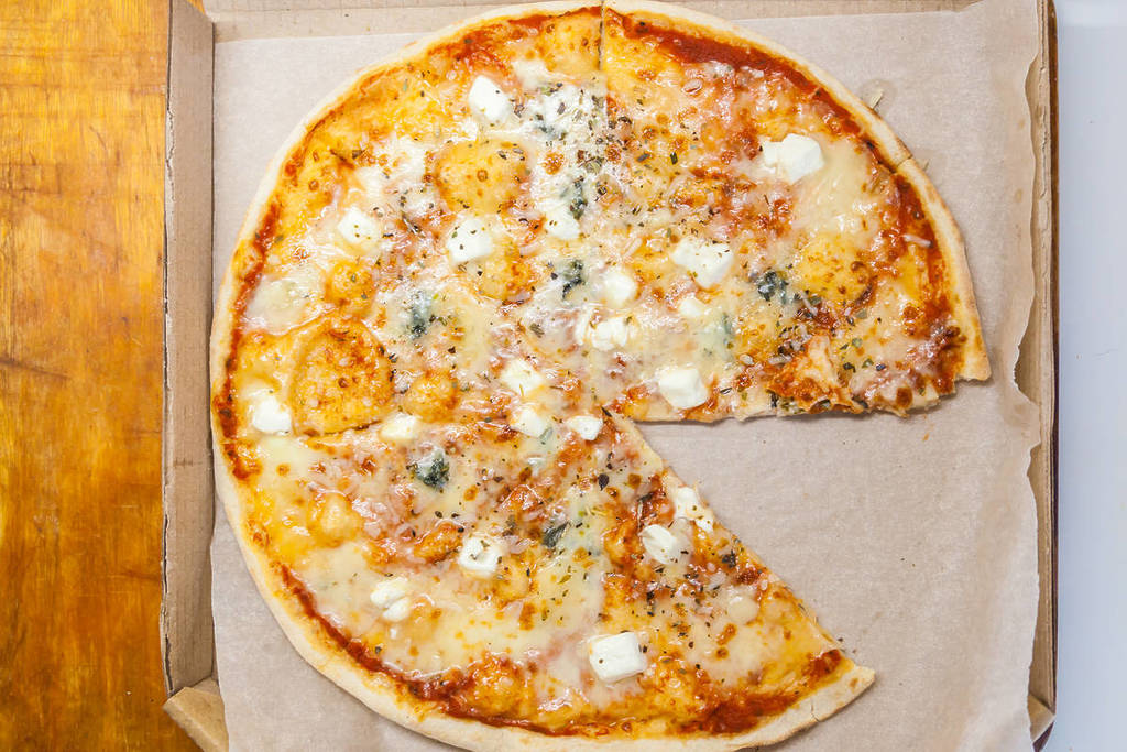 Traditional,Italian,Pizza,Quattro,Fromaggi,-,Four,Cheese,Pizza