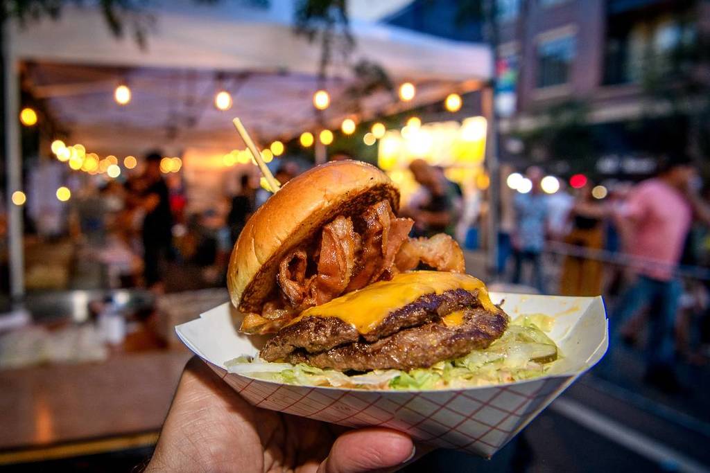 Burger at Burger Fest