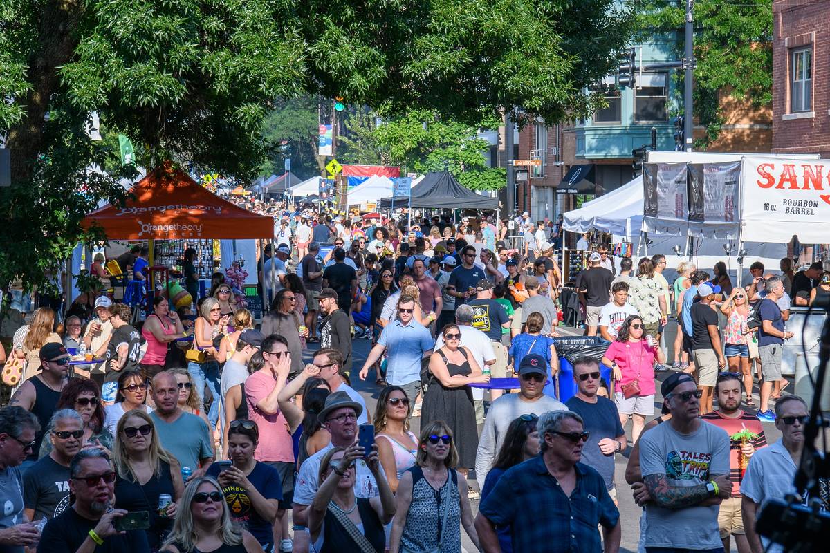 Burger Fest crowd