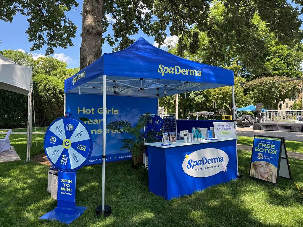 SpaDerma pop up
